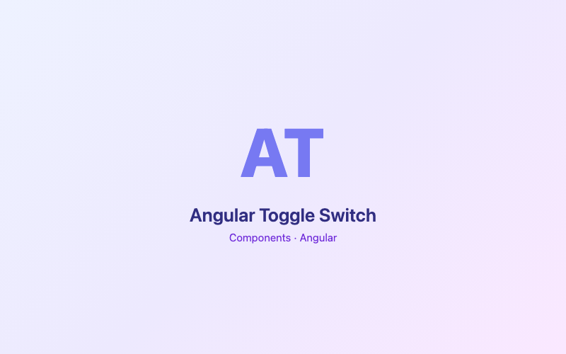 Angular Toggle Switch preview