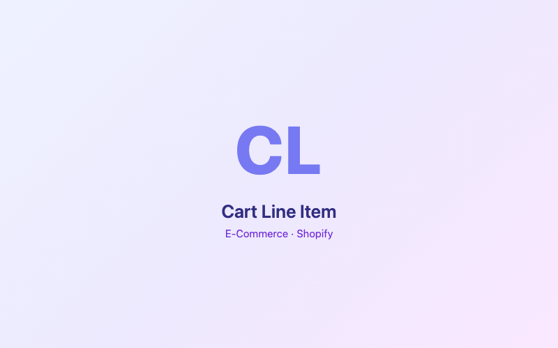 Cart Line Item preview