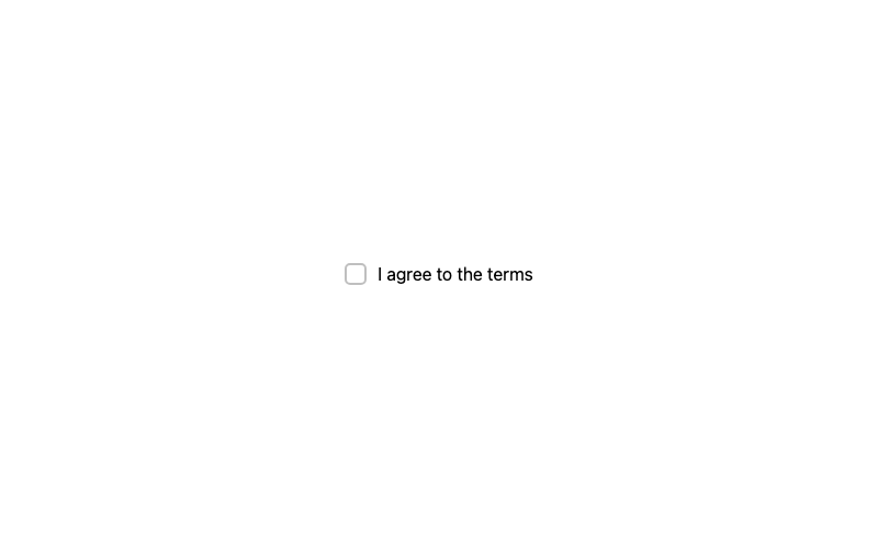Default Checkbox preview