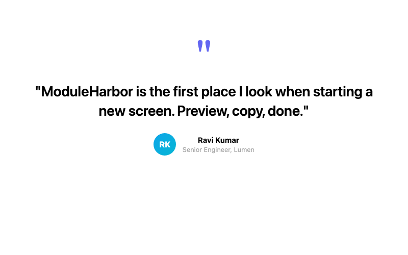 Single Featured Testimonial preview