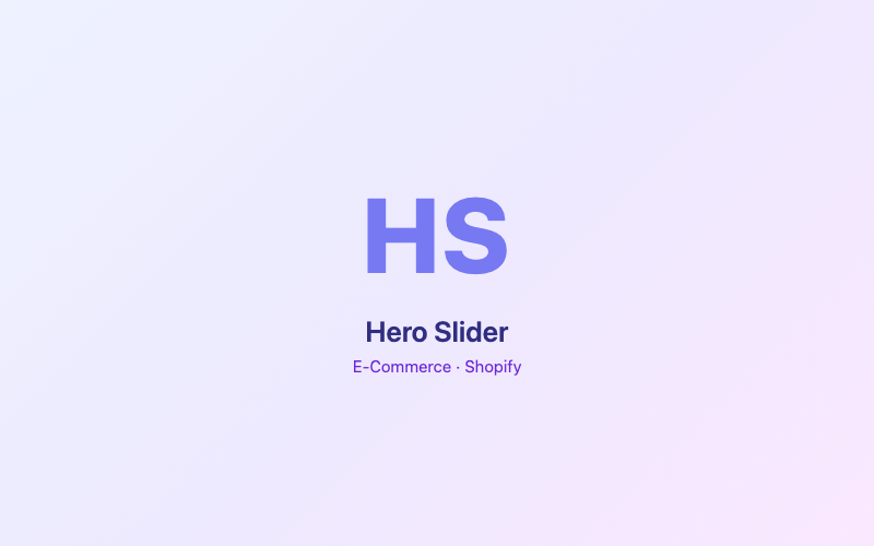Hero Slider preview