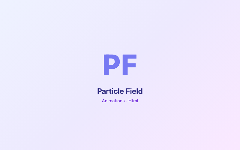 Particle Field preview