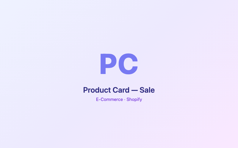 Product Card — Sale preview
