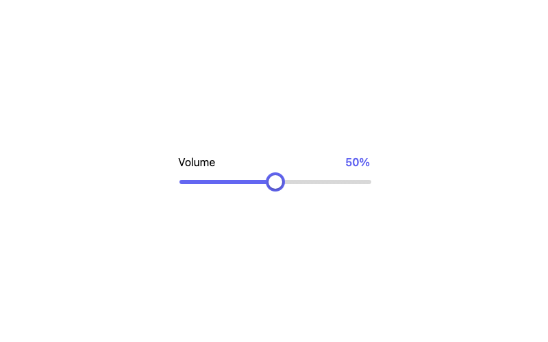 Range Slider preview