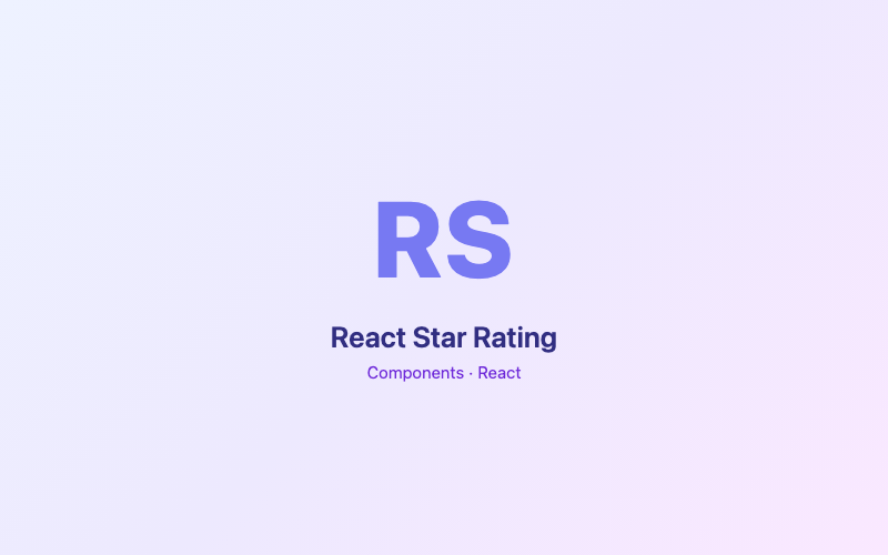 React Star Rating preview