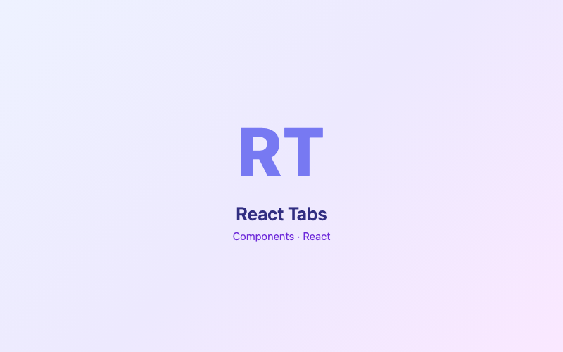 React Tabs preview