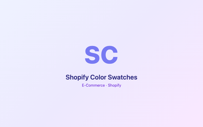 Shopify Color Swatches preview