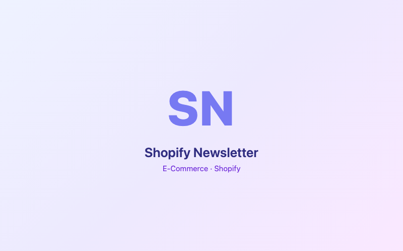 Shopify Newsletter preview
