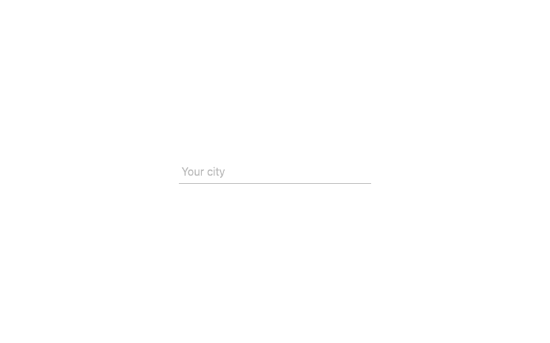 Underline Input preview