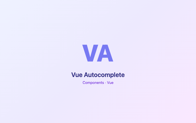 Vue Autocomplete preview